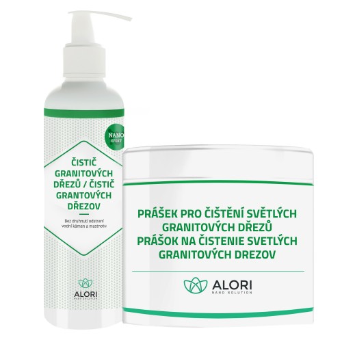 Balíček na čistenie bieleho granitového drezu