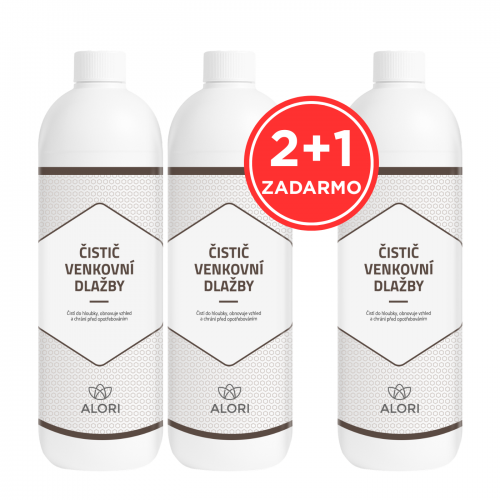 Čistič vonkajšej dlažby 2+1 zadarmo