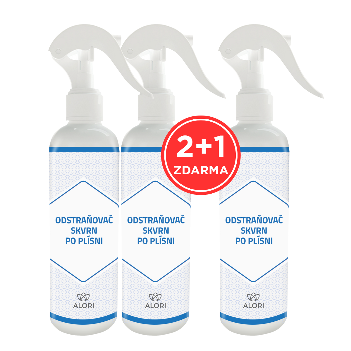 Odstraňovač škvŕn po plesni 2+1 zadarmo