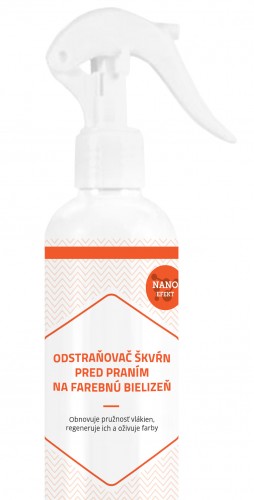 Odstraňovač škvŕn pred praním pre farebnú bielizeň
