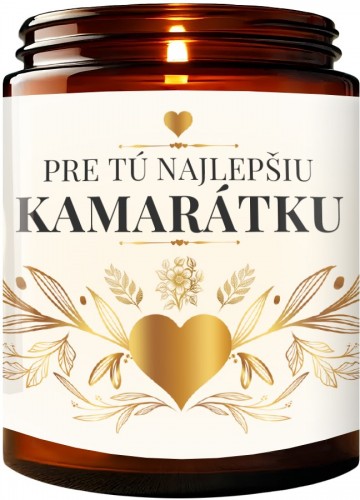 Sójová sviečka - PRE KAMARÁTKU