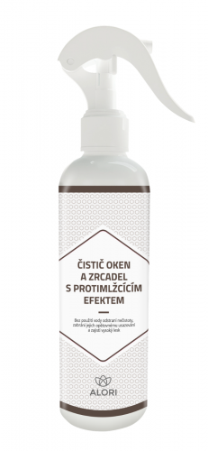 Čistič okien a zrkadiel s protizahmlievacím efektom