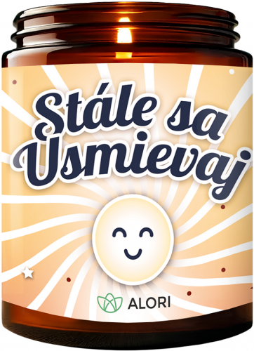 Sójová sviečka - STÁLE SA USMIEVAJ