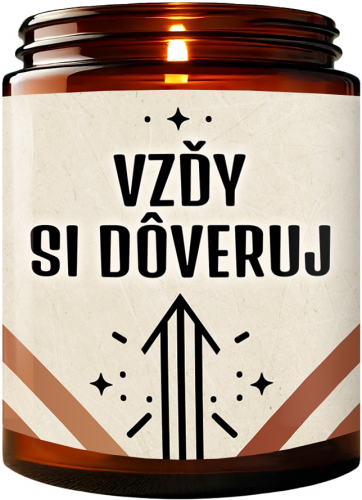 Sójová sviečka - VŽDY SI DÔVERUJ