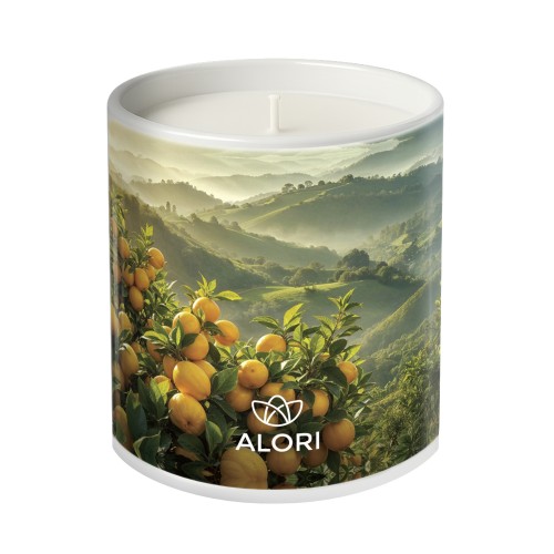 Sójová sviečka - Citrusový sad - biela 300ml