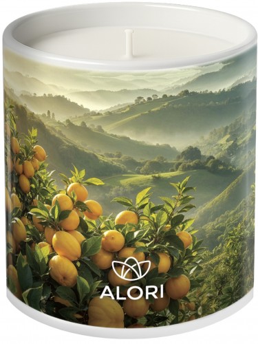 Sójová sviečka - Citrusový sad - biela 300ml