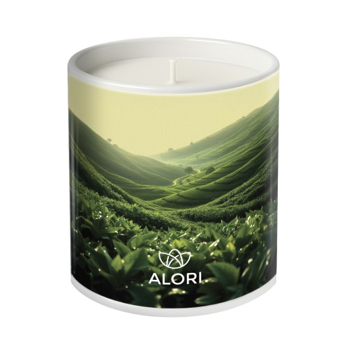 Sójová sviečka - Čajová plantáž - biela 300ml