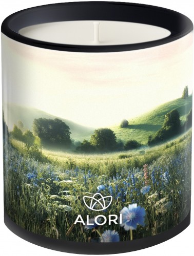 Sójová sviečka - Ranná rosa - čierna 300ml