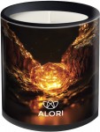 Sójová sviečka - Jantárové drevo - čierna 300ml