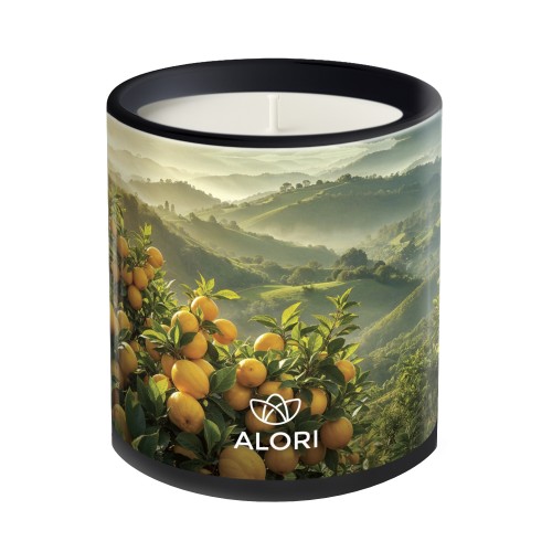 Sójová sviečka - Citrusový sad - čierna 300ml
