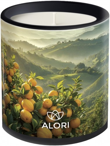 Sójová sviečka - Citrusový sad - čierna 300ml