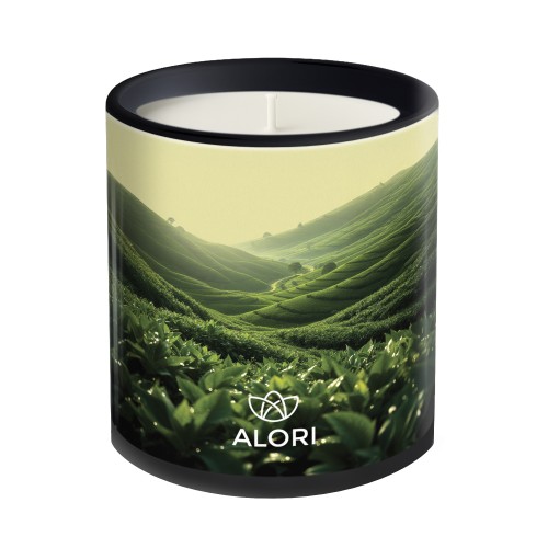Sójová sviečka - Čajová plantáž - čierna 300ml