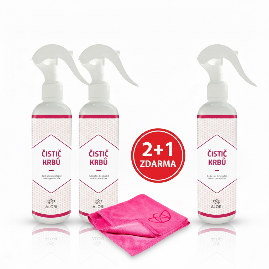 Čistič krbov 3 ks za cenu 2 ks + navyše utierka 40x40 cm zadarmo