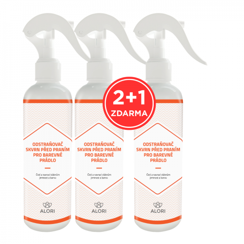 Odstraňovač škvŕn pred praním pre farebnú bielizeň 2+1 zadarmo