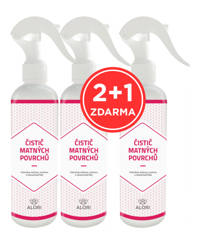 Čistič matných povrchov 2+1 zadarmo