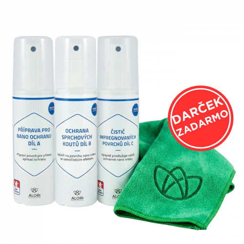 Balíček na ochranu sprchovacieho kúta + darček zadarmo