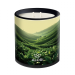 Sójová sviečka - Čajová plantáž - čierna 450 ml