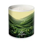 Sójová sviečka - Čajová plantáž - biela 450 ml