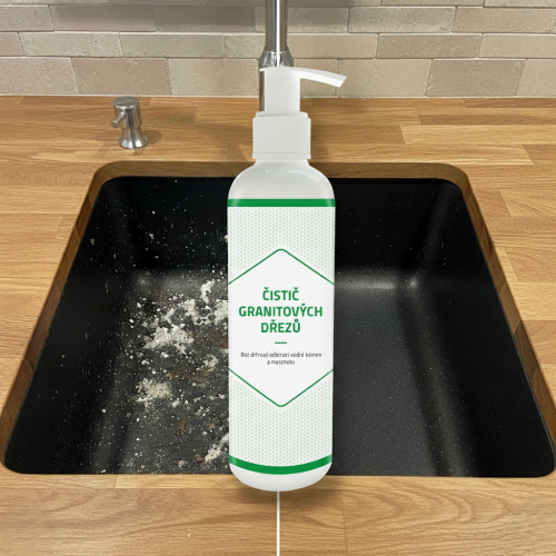 Čistič granitových drezov