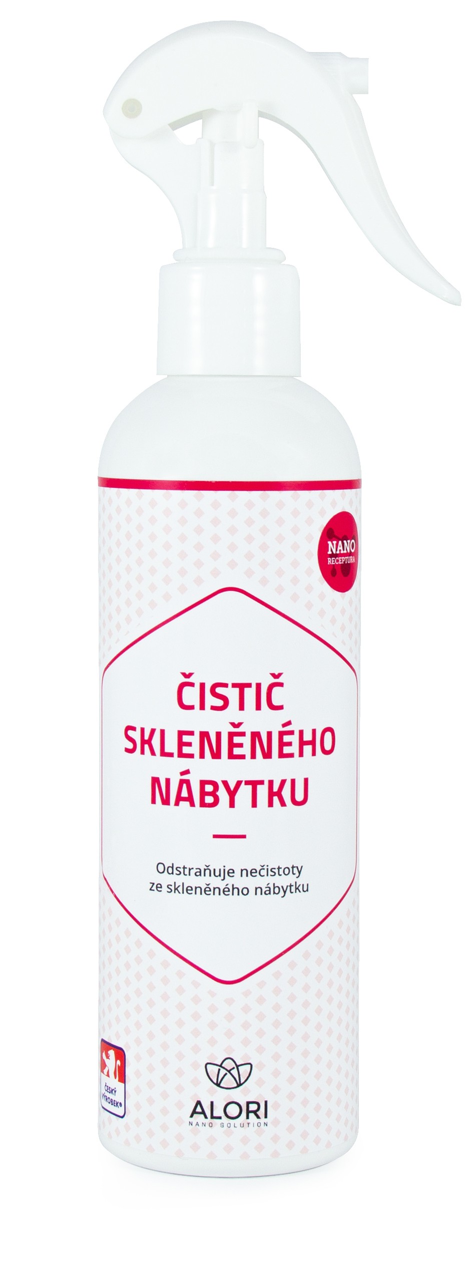 Čistič skleneného nábytku