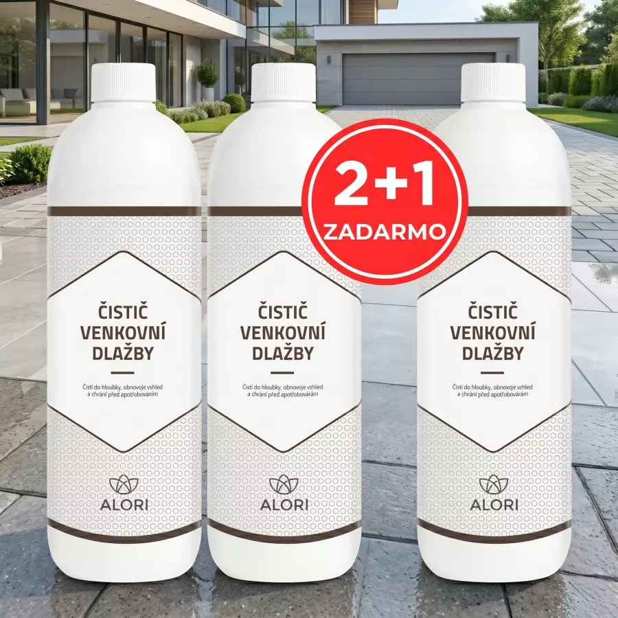 Čistič vonkajšej dlažby 2+1 zadarmo