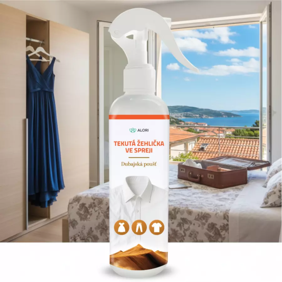 Tekutá žehlička v spreji - Dubajská púšť