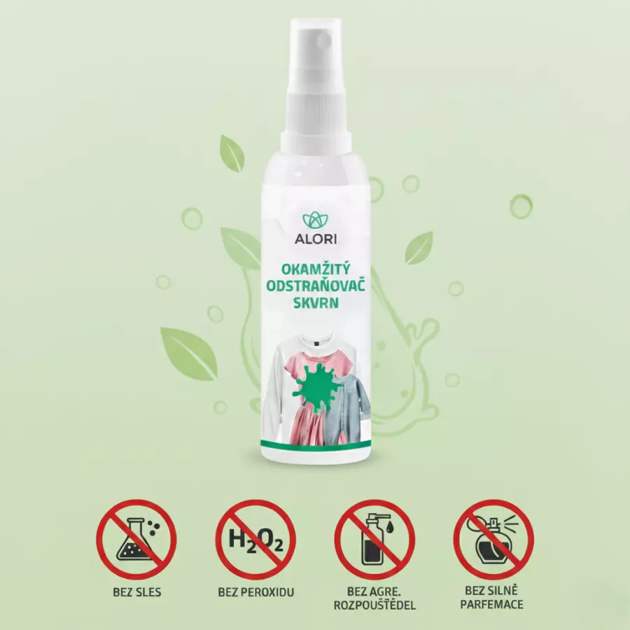 Okamžitý odstraňovač škvŕn 2x 250 ml + cestovné balenie zadarmo