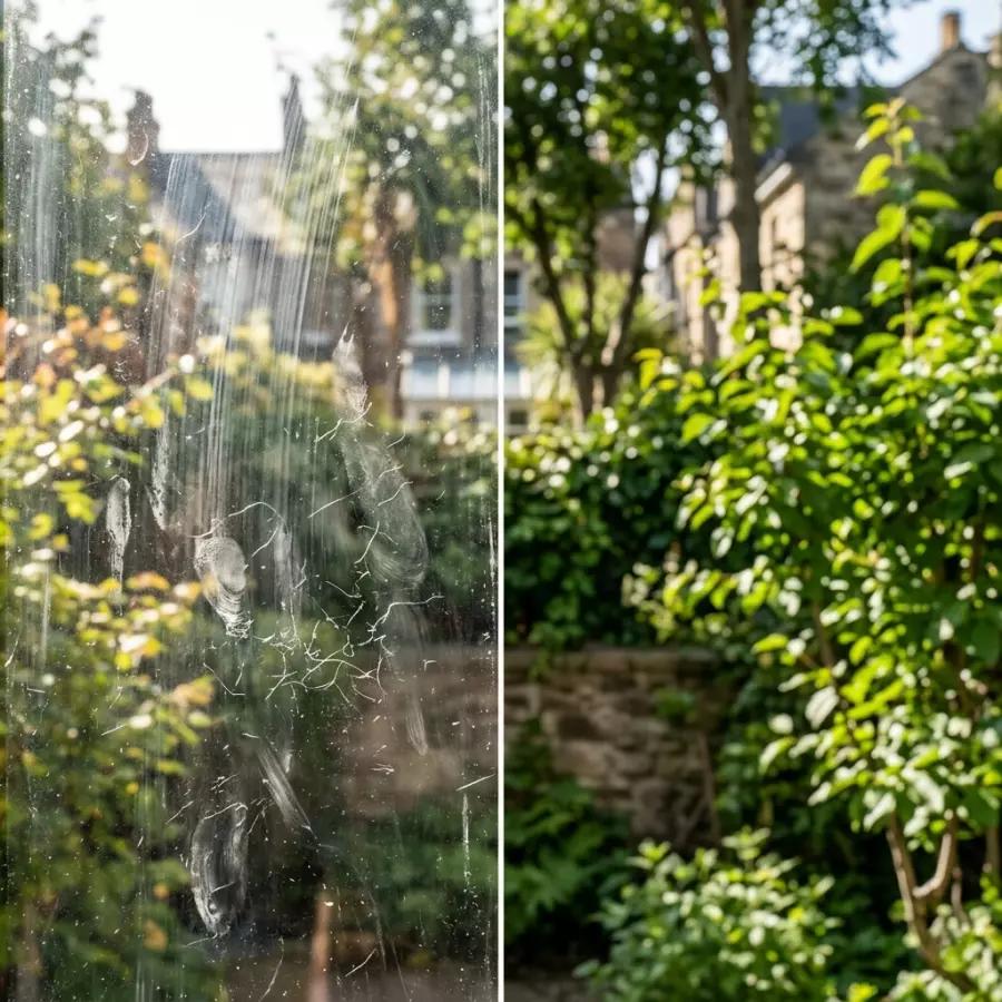 Mikrovláknová utierka na okná WAFFLE 40 x 40 cm – zelená