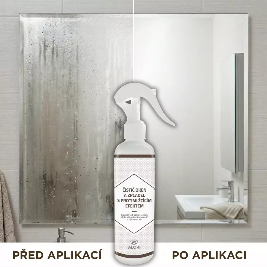 Čistič okien a zrkadiel s protizahmlievacím efektom 3 ks za cenu 2 ks + navyše utierka 40x40 cm zadarmo