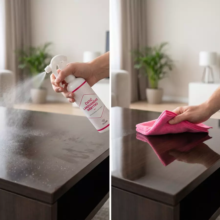 Čistič lakovaného nábytku